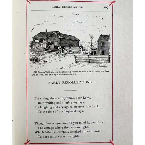 Poems David Barker Biographical Sketch 3rd Edition Poetry 1891 RARE Antique C97 - Picture 11 of 11